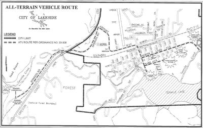 ATV Map - Updated Route